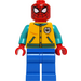 LEGO Spider-Muž s Bright Světlo oranžová Bunda Minifigurka