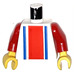 LEGO Sports Torso No. 18 on Back with Red Arms and Yellow Hands (973)