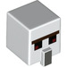 LEGO Square Head with Nose with Iron Golem Face with Gray Nose (23766 / 25047)