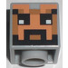 LEGO Platz Minifigure Kopf mit Beard (Einbau-Vollbolzen) (3626)