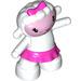 LEGO Standing Lamb with Pink Tutu Duplo Figure