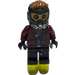 LEGO Star-Lord jossa Musta Jalat ja Kypärä Minihahmo