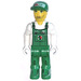 LEGO Station Mechanic with Green Overalls Minifigure