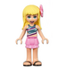 LEGO Stephanie, Bright Pink Layered Skirt Figurine