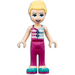 LEGO Stephanie Diamant Ansigtsmaling Minifigur