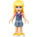 LEGO Stephanie In Blue Shorts-style Overalls and Pink Shirt Minifigure