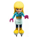 LEGO Stephanie, Lys Aqua Skjørt Minifigur