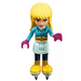 LEGO Stephanie, Light Aqua Skirt Minifigur