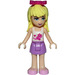 LEGO Stephanie, Medium Lavanda Falda Minifigura