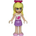 LEGO Stephanie, Medium Lavender Skirt Minifigure