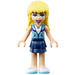 LEGO Stephanie met Blauw en Paars Hoodie Minifiguur