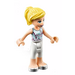 LEGO Stephanie mit Diamant oben Minifigur