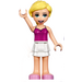 LEGO Stephanie mit Magenta oben Minifigur