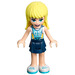 LEGO Stephanie met Number 5 Top Minifiguur