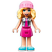 LEGO Stephanie with Pink Hat and Dress Minifigure