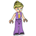 LEGO Stephanie with Purple Suit Minifigure