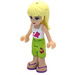 LEGO Stephanie met Wit en Roze Ster Top Minifiguur