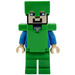 LEGO Steve (Bright Green chestplate) minifiguur