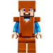 LEGO Steve with Dark Orange Legs, Armor and Helmet Minifigure