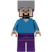 LEGO Steve with Helmet Minifigure