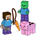 LEGO Steve, Zombie et Pig 662101
