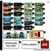 LEGO Aufkleber Sheet 1 for Set 40574 (10100580)