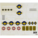 LEGO Sticker Sheet for Set 6542