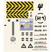 LEGO Aufkleber Sheet for Set 7774 / 7775 (58840)