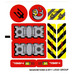 LEGO Sticker Sheet for Set 7984 (94345)