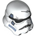 LEGO Stormtrooper Helmet with Sand Blue Panels and Scratch (25675 / 30408)