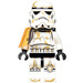 LEGO Stormtrooper met Oranje Pauldron, Re-Breather, Dirt Stains, Printed Hoofd minifiguur
