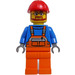LEGO Street Cleaner Figurine