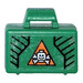 LEGO Koffer (Klein) mit Orange Dreieck poison Warning symbol Aufkleber (4449)