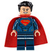 LEGO Superman con Dark Azul Traje y Pelo despeinado Minifigura