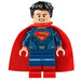 LEGO Superman з Dark Синій Костюм і Скуйовджене волосся з Червоний Boots Мініфігурка