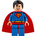 LEGO Superman z Czerwone oczy NA Reverse I Starched Peleryna Minifigurka