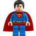 LEGO Superman med Röda ögon på Reverse och Stretchy Kappa Minifigur