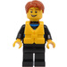 LEGO Surfer im Wetsuit mit Schwimmweste Minifigur