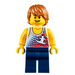 LEGO Surfer Minifiguur