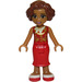 LEGO Susan, Rosso Lungo Gonna, Rosso scuro Gilet Minifigure