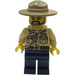 LEGO Swamp Polizei Officer Minifigur mit schwarzem Bart