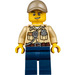 LEGO Swamp Officier de Police avec Bronzer Foncé Casquette Minifigurine