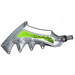 LEGO Sword with Jagged Teeth with Lime lightning right Sticker (11338)