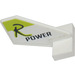 LEGO Tail 2 x 3 x 2 Fin with &quot;R Power&quot; Sticker (44661)