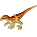 LEGO Tan Atrociraptor with Dark Red Stripes (78413)