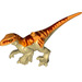 LEGO Zandbruin Atrociraptor met Dark Rood Strepen (78413)