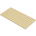 LEGO Tostado Placa Base 8 x 16 (3865)