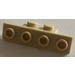 LEGO Tan Bracket 1 x 2 - 1 x 4 with Rounded Corners and Square Corners (28802)