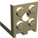 LEGO Beige Halterung 2 x 2 - 2 x 2 Oben (3956 / 35262)