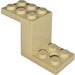 LEGO Tan Bracket 2 x 5 x 2.3 without Inside Stud Holder (6087)